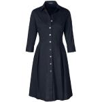 Dunkelblaue Highmoor Freizeitkleider aus Baumwolle für Damen Größe M 