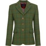 Reduzierte Grüne Highmoor Tweedblazer aus Tweed für Damen 