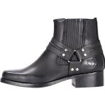 Schwarze Louis Cowboy-Boots & Cowboystiefeletten aus Leder Gefüttert für Herren Größe 40 für den für den Winter 