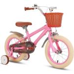 Rosa Hiland Bikes 1 Gang Mädchenfahrräder mit Beleuchtung 16 Zoll mit Kettenantrieb 