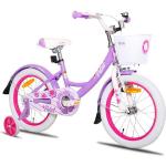 Lila 60 kg Hiland Bikes 1 Gang Kinderfahrräder 16 Zoll mit Kettenschaltung mit Scheibenbremse 