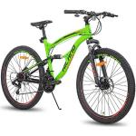 HILAND Mountainbike » 26 Zoll Doppelfederung Mountainbike 21 Speed ​​MTB Fahrrad Fully Multifunktionsfahrrad für Herren und Damen«, grün, Grün