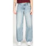 Reduzierte Bestickte Loose Fit Dr Denim Jeans mit Stickerei aus Baumwolle für Damen Größe XS Weite 25, Länge 32 