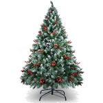 Reduzierte 61 cm Künstliche Weihnachtsbäume mit Schnee 