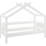 Weiße Moderne Roller Hausbetten aus Massivholz 90x200 