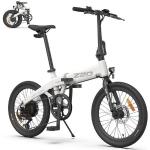 HIMO E-Bike »XIAOMI Z20 20 Zoll Faltbares Elektrofahrrad faltbar pedelec E-Bike«, Kettenschaltung, 250,00 W, Weiß