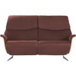 Rote Moderne Designer-Sofas aus Leder mit Armlehne Breite 150-200cm, Höhe 100-150cm, Tiefe 50-100cm 
