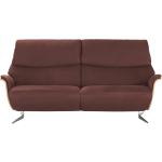 Rote Moderne Designer-Sofas aus Leder mit Armlehne Breite 200-250cm, Höhe 100-150cm, Tiefe 50-100cm 