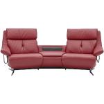 Rote Unifarbene himolla Zweisitzer-Sofas aus Leder mit Armlehne Breite 250-300cm, Höhe 250-300cm, Tiefe 250-300cm 2 Personen 