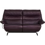Violette himolla Relaxsofas aus Leder mit Relaxfunktion Breite 150-200cm, Höhe 100-150cm, Tiefe 50-100cm 