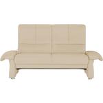 Beige himolla Zweisitzer-Sofas aus Leder Breite 150-200cm, Höhe 100-150cm, Tiefe 50-100cm 2 Personen 