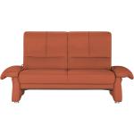 Orange himolla Zweisitzer-Sofas aus Leder Breite 150-200cm, Höhe 100-150cm, Tiefe 50-100cm 2 Personen 