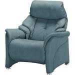 himolla Relaxsessel mit verschiedenen Funktionen 4217 - blau - Materialmix - 96 cm - 109 cm - 91 cm - Polstermöbel > Sessel > Fernsehsessel