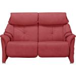 Rote Gesteppte himolla Relaxsofas aus Leder mit Relaxfunktion Breite 150-200cm, Höhe 100-150cm, Tiefe 100-150cm 