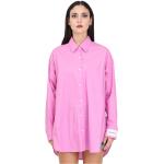 Reduzierte Pinke Shirts mit Tasche aus Baumwolle für Damen Größe L für den für den Frühling 