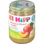 Peachfarbene Hipp Babynahrung & Beikost mit Banane 