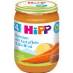Hipp Menü Karotten mit Kartoffeln und Bio-Rind ab dem 5.Monat (190 g)