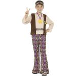 Reduzierte Bunte Smiffys Hippie-Kostüme & 60er Jahre Kostüme für Kinder 