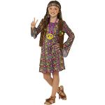 Lila Hippie-Kostüme & 60er Jahre Kostüme aus Polyester für Kinder Größe 158 