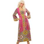Bunte Buttinette Maxi Hippie-Kostüme & 60er Jahre Kostüme mit Fransen für Damen Größe XS 