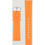 Orange Uhrenarmbänder mit Hirsch-Motiv 