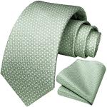 Hellgrüne Business Krawatten-Sets für Herren Einheitsgröße zur Hochzeit 