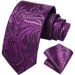 Reduzierte Lila Elegante Krawatten-Sets für Herren Einheitsgröße 