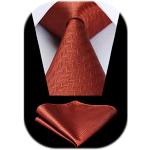 Orange Business Krawatten-Sets für Herren Einheitsgröße zur Hochzeit 