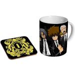 Hitman Reborn Awesome Anime Manga Keramik-Kaffeetasse + Untersetzer Geschenk-Set ...