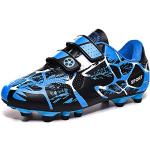 Marineblaue Rugby Schuhe mit Schnürsenkel atmungsaktiv für Kinder Größe 28 