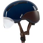 Marineblaue HJC E-Bike-Helme mit Visier 