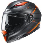 HJC F70 Tino Helm, grau-orange, Größe XS