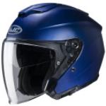Blaue HJC Jet Helme  