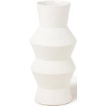 Cremefarbene 30 cm HKliving Vasen & Blumenvasen 30 cm aus Keramik 