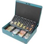 HMF Geldkassette Geldkasse Münzbrett Euro 30 cm 4 Scheinfächer Geldbox