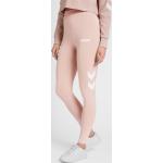 Pinke Hummel Legacy Damenleggings mit Insekten-Motiv aus Jersey Größe L 