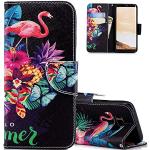 Blumenmuster Meme / Theme Samsung Galaxy S10 Cases Art: Flip Cases mit Vogel-Motiv mit Bildern aus Leder mit Ständer 