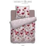 Rosa Blumenmuster Heckett & Lane Blumenbettwäsche aus Flanell 135x200 