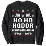 Schwarze Game of Thrones Hodor T-Shirts für Damen Größe S Weihnachten 