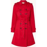 Reduzierte Rote Unifarbene Hobbs Trenchcoats aus Baumwolle für Damen Größe XS für den für den Herbst 