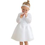 Weiße HOBEA-Germany Kinderfestkleider aus Baumwolle maschinenwaschbar für Mädchen Größe 86 
