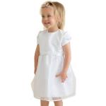 Weiße Elegante HOBEA-Germany Kinderfestkleider ohne Verschluss aus Baumwolle 