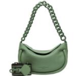 Grüne Elegante Liebeskind Hobo Bags mit Reißverschluss aus Leder 