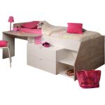 Graue Moderne Parisot Halbhochbetten & halbhohe Betten aus Holz 