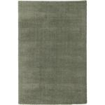Olivgrüne OCI Shaggy Teppiche aus Textil 