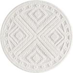 Reduzierte Beige Moderne Carpet City Runde Runde Hochflorteppiche 200 cm aus Textil 