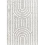 Graue Moderne Allergiker Surya Rechteckige Shaggy Teppiche aus Textil schmutzabweisend 