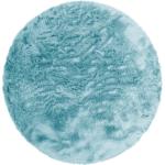 Reduzierte Blaue Home Affaire Runde Runde Hochflorteppiche 140 cm aus Kunstfell 