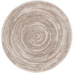 Reduzierte Weiße Top Square Runde Hochflorteppiche aus Textil 