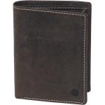 Schwarze Harrys Collection Brieftaschen mit Reißverschluss aus Büffelleder mit RFID-Schutz für Herren 